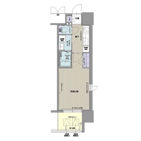 パルティール高畑アネックスの物件間取画像